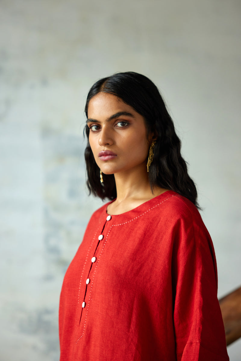 Button-up Tunic with Pants