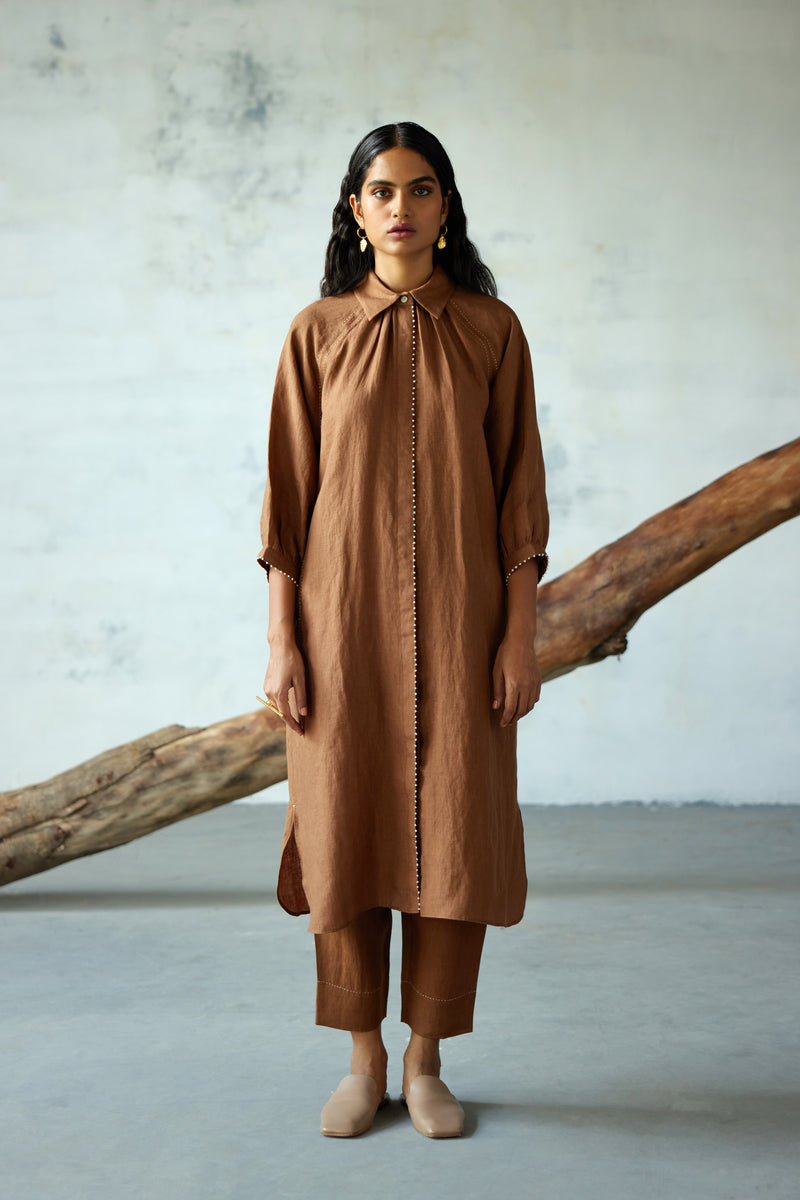 Button-up Tunic with Pants