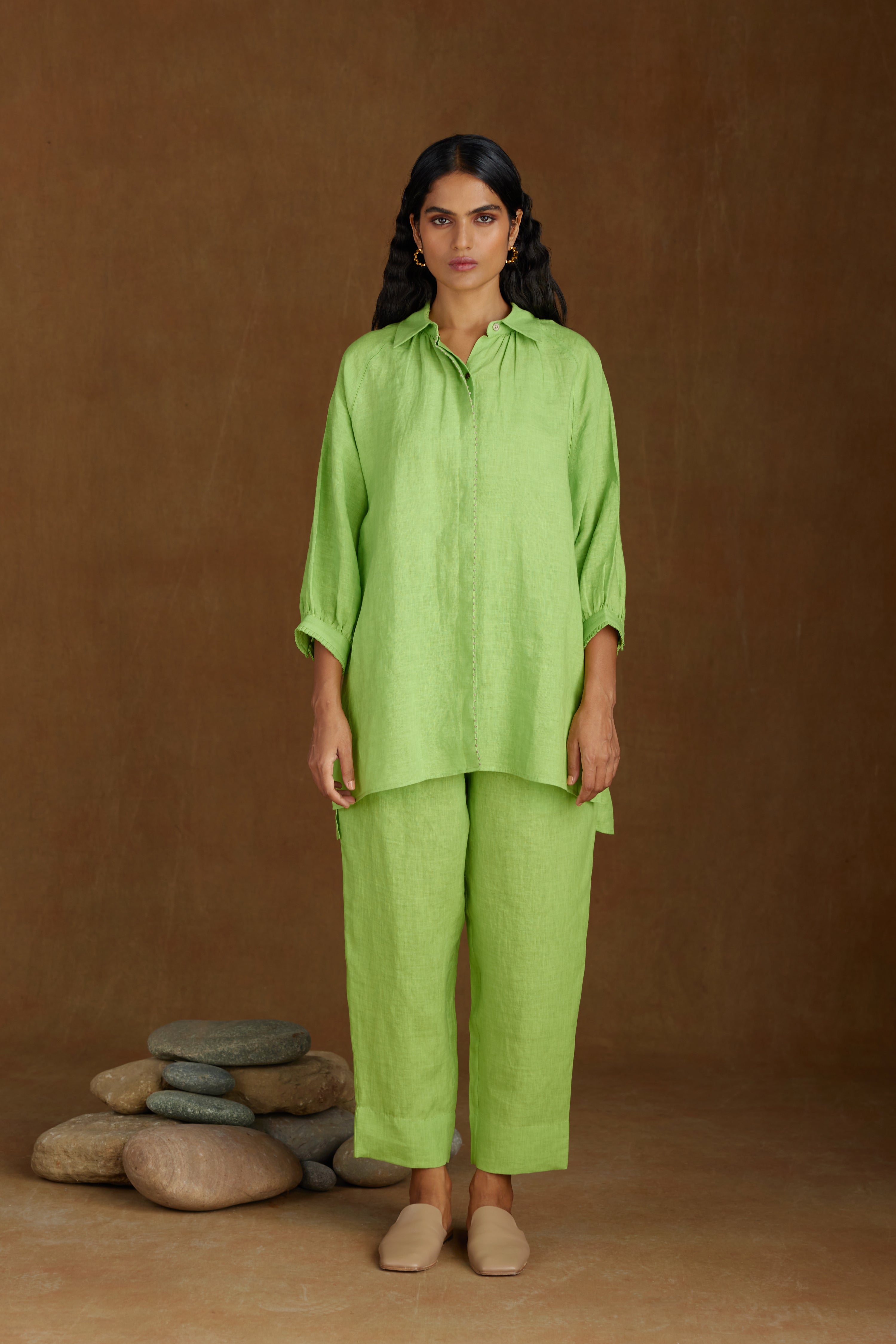 Button-up Tunic with Pants – BRIH
