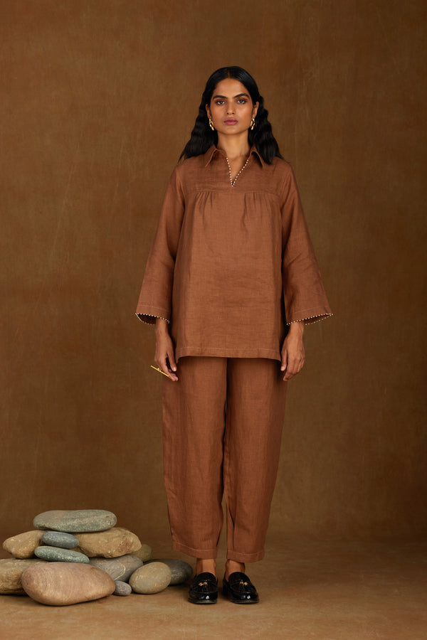 Button-up Tunic with Pants