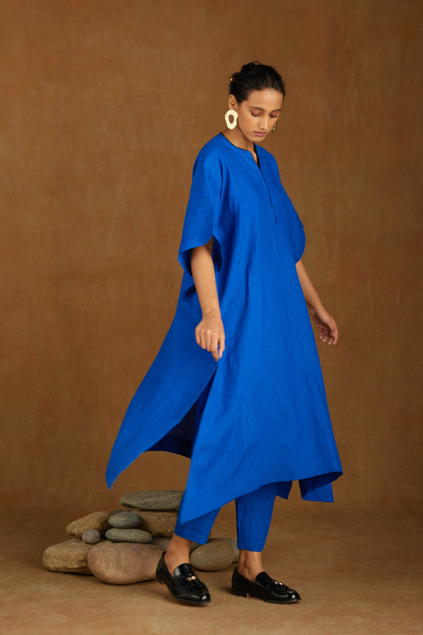 Overlap V neck Kaftan with Pants